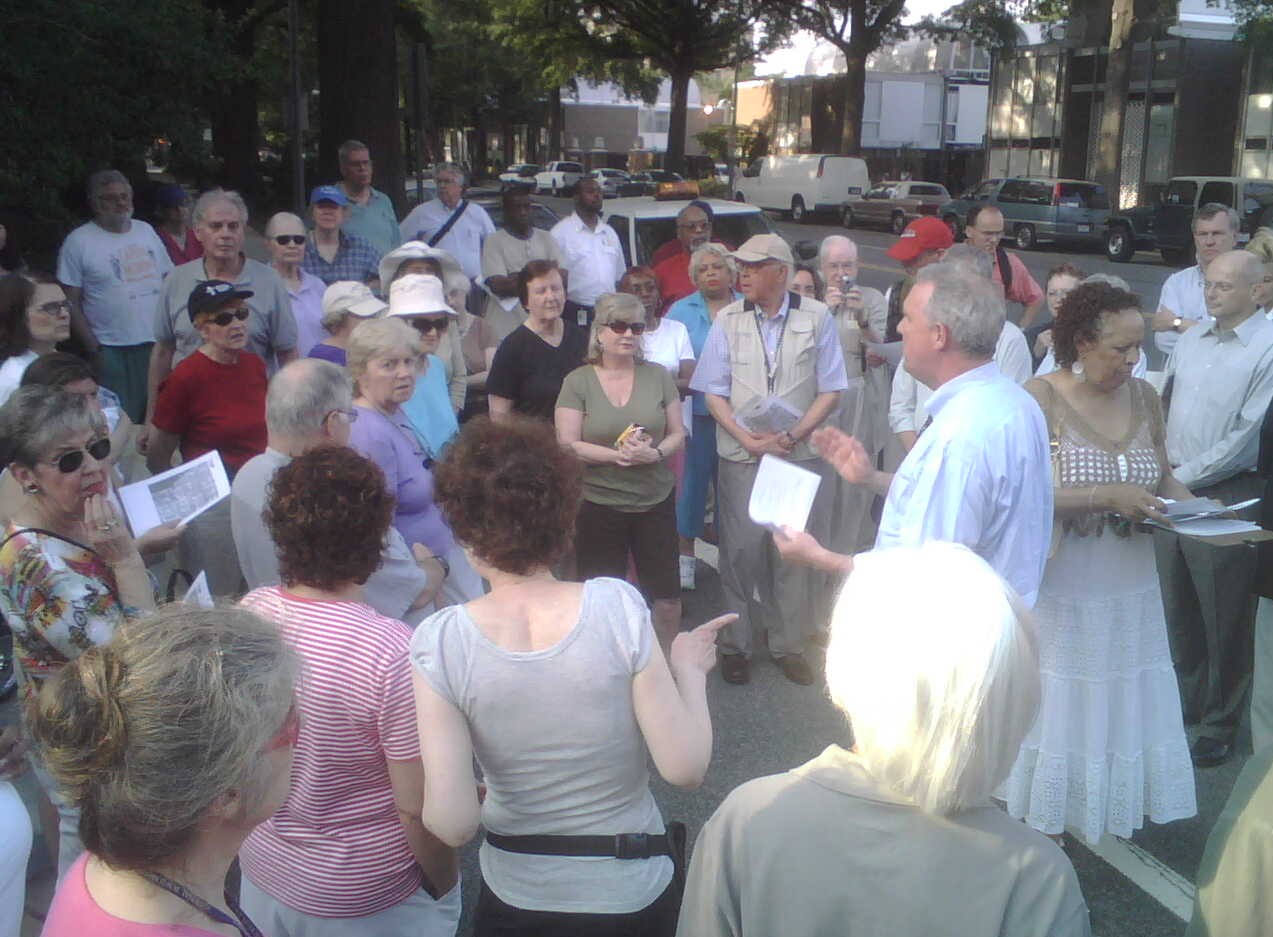 Tommy Talks to Residents