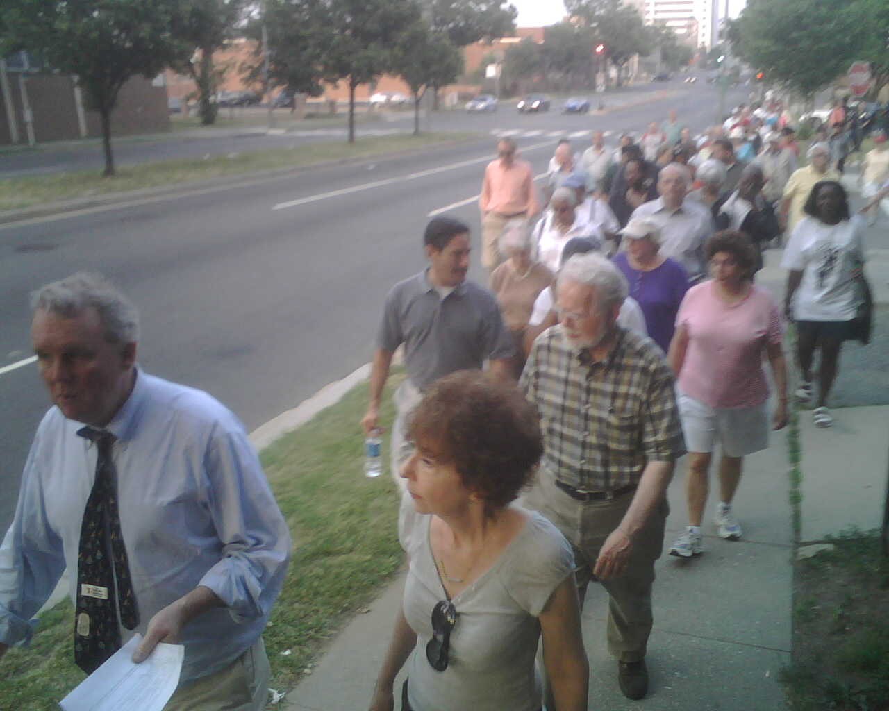 The Walk Continues Along M Street, SW